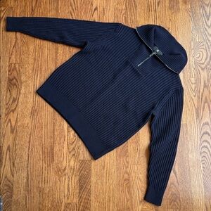 Banana Republic Men’s Merino Wool 1/4 Zip Sweater